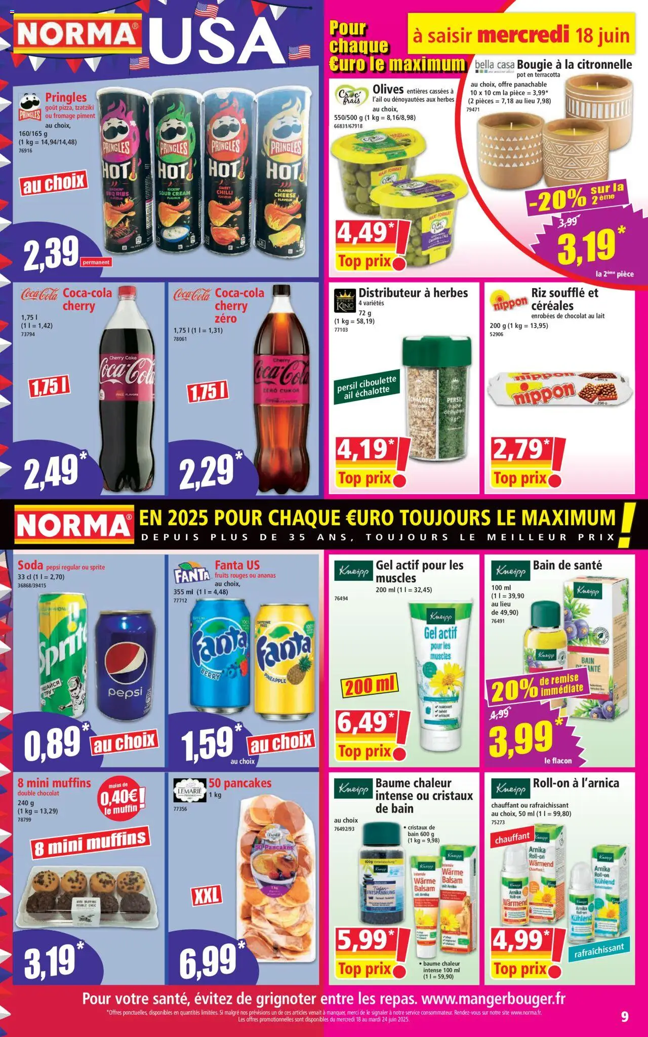  | Page: 9 | Produits: Piment, Lait, Fromage, Chips