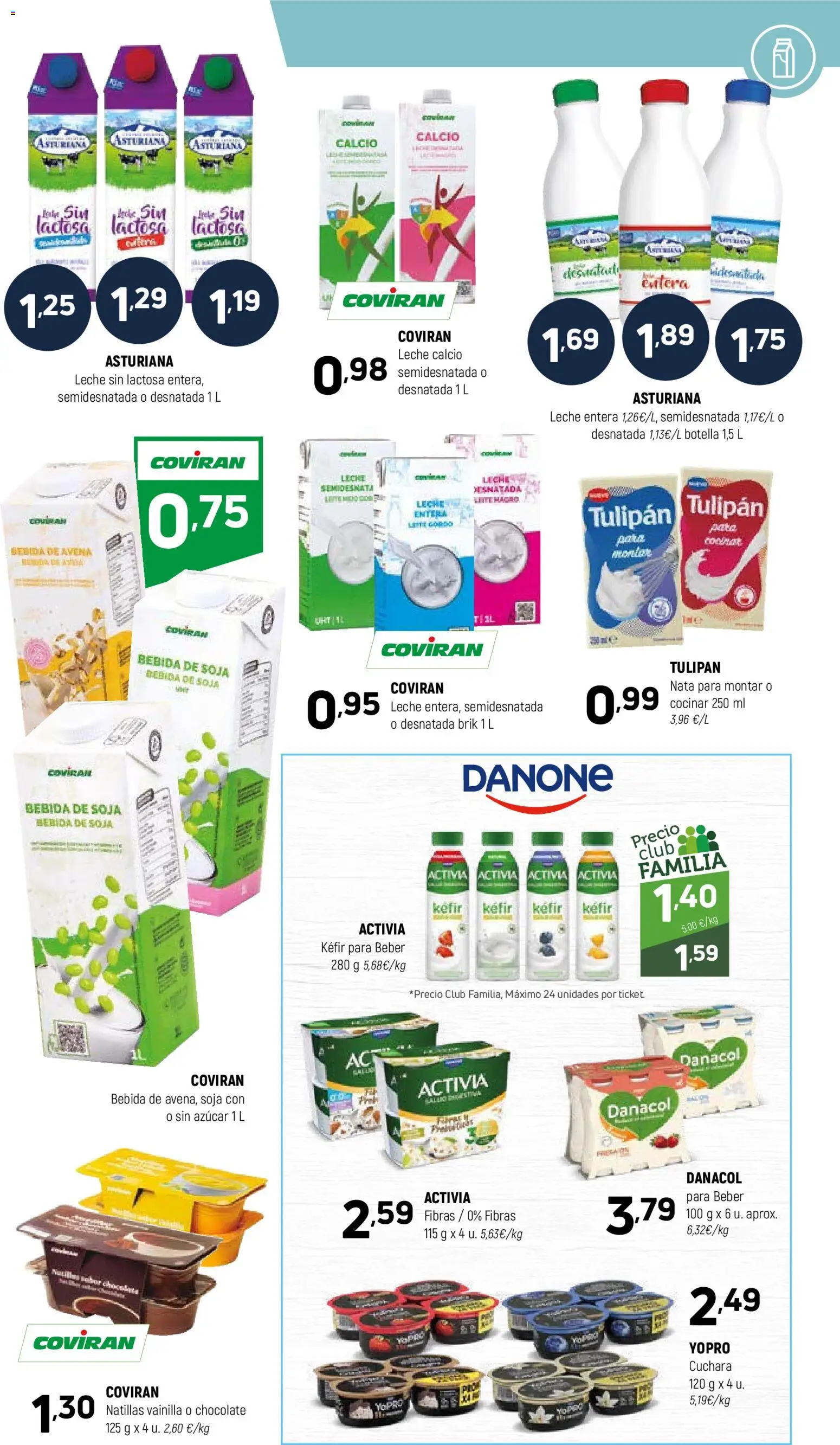Coviran ofertas │ válido desde el 18.11.2025 | Página: 7 | Productos: Leche desnatada, Leche, Chocolate, Bebida de avena