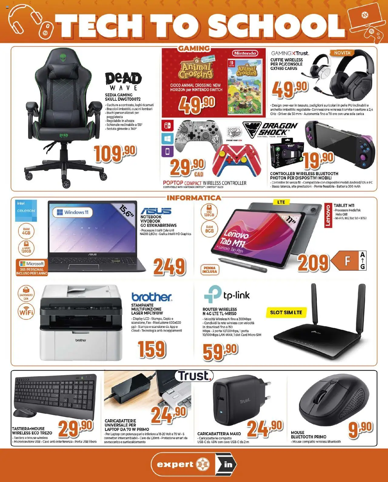 Volantino Ipercoop del 14.08.2025 | Pagina: 4 | Prodotti: Braccioli, Cuffie, USB, Caricabatterie