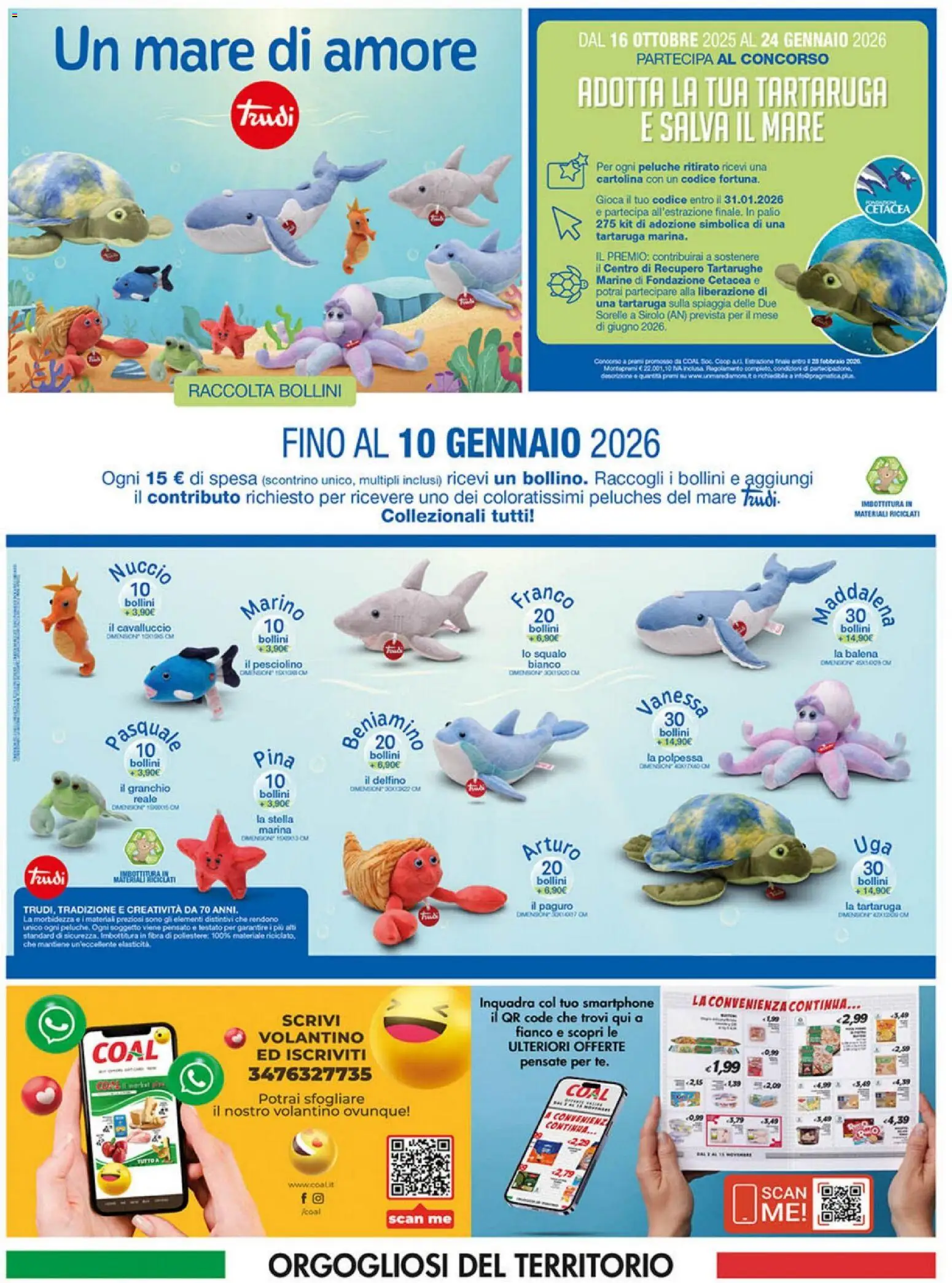 Volantino Coal del 27.12.2025 | Pagina: 16 | Prodotti: Peluche, Smartphone