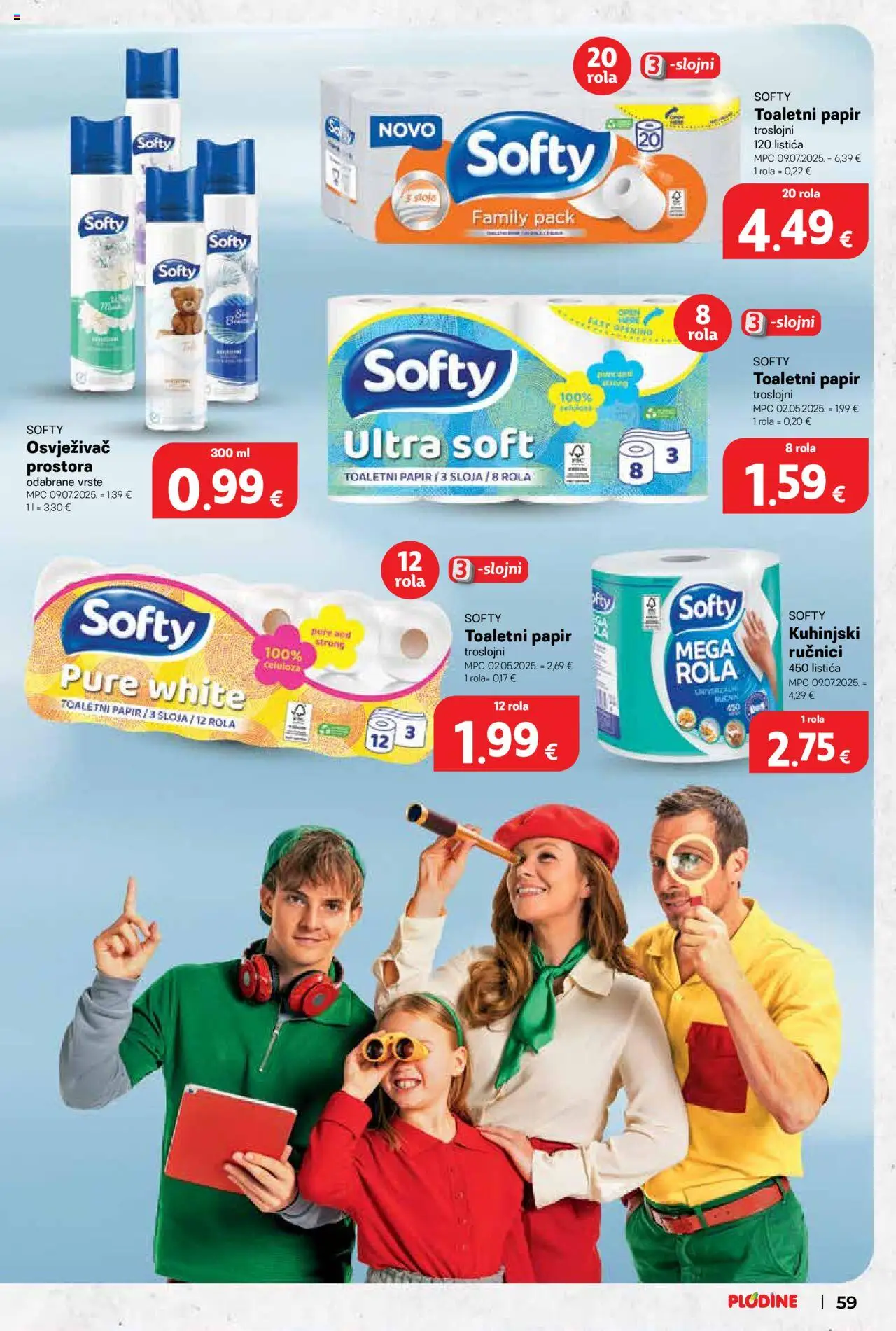 Plodine katalog | vrijedi od 22.10.2025 | Stranica: 59 | Proizvodi: Toaletni papir