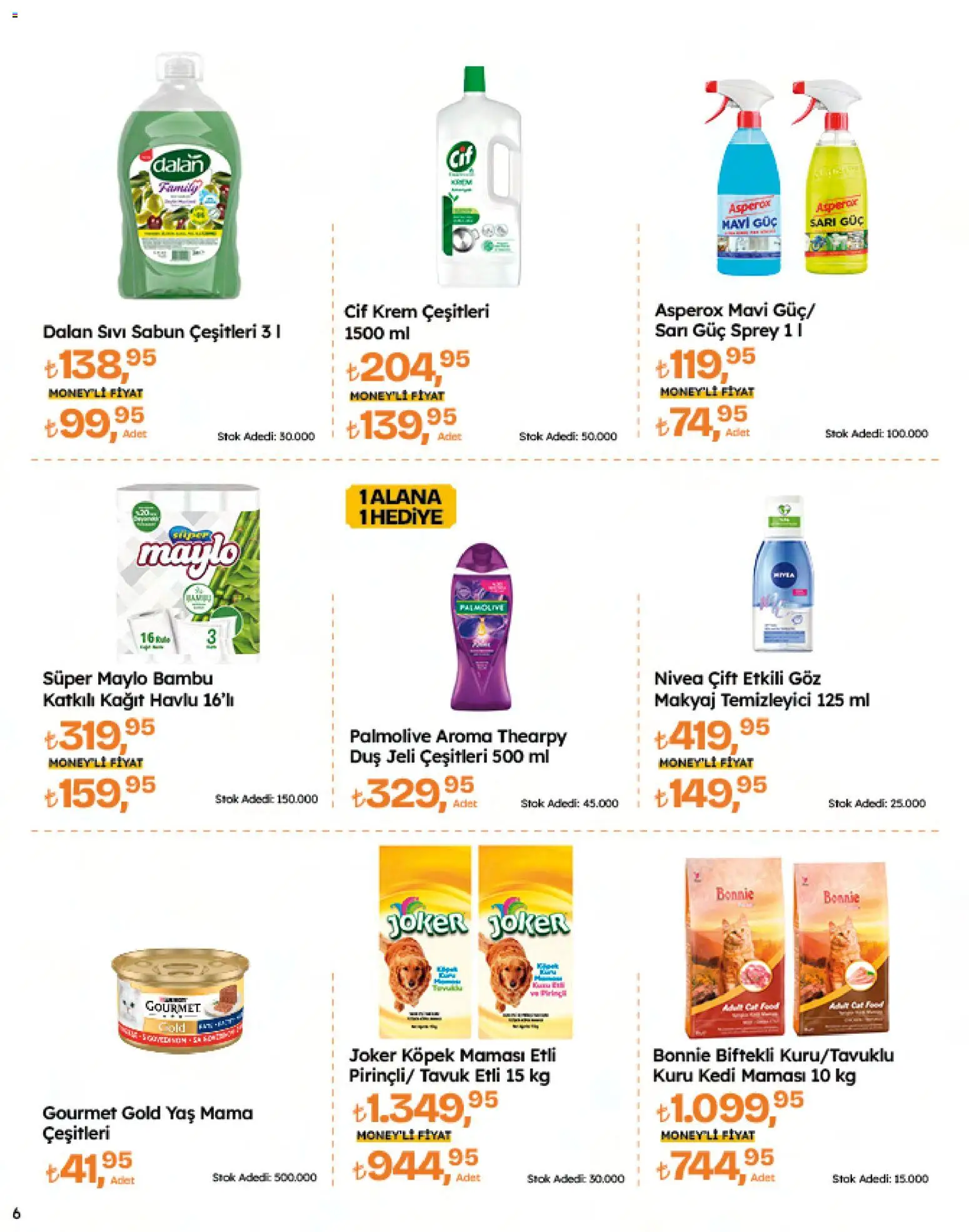 Migros Katalog - Migros Jet Dijital - 18.12.2025 tarihinden itibaren geçerlidir | Sayfa: 6 | Ürünler: Duş, Krem, Makyaj temizleyici, Kağıt havlu