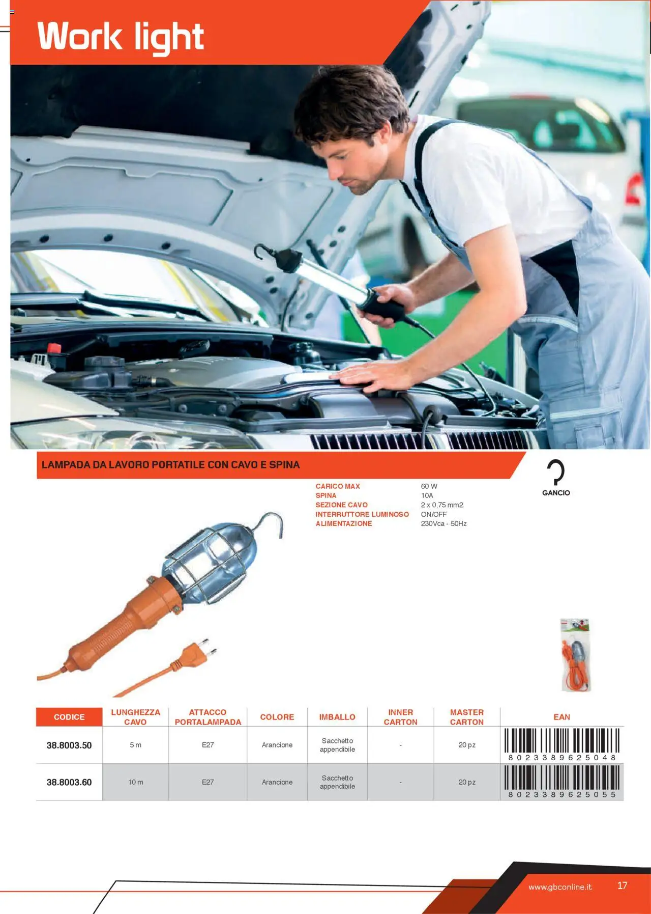 Volantino GBC del 31.05.2025 | Pagina: 17 | Prodotti: Cavo, Lampada