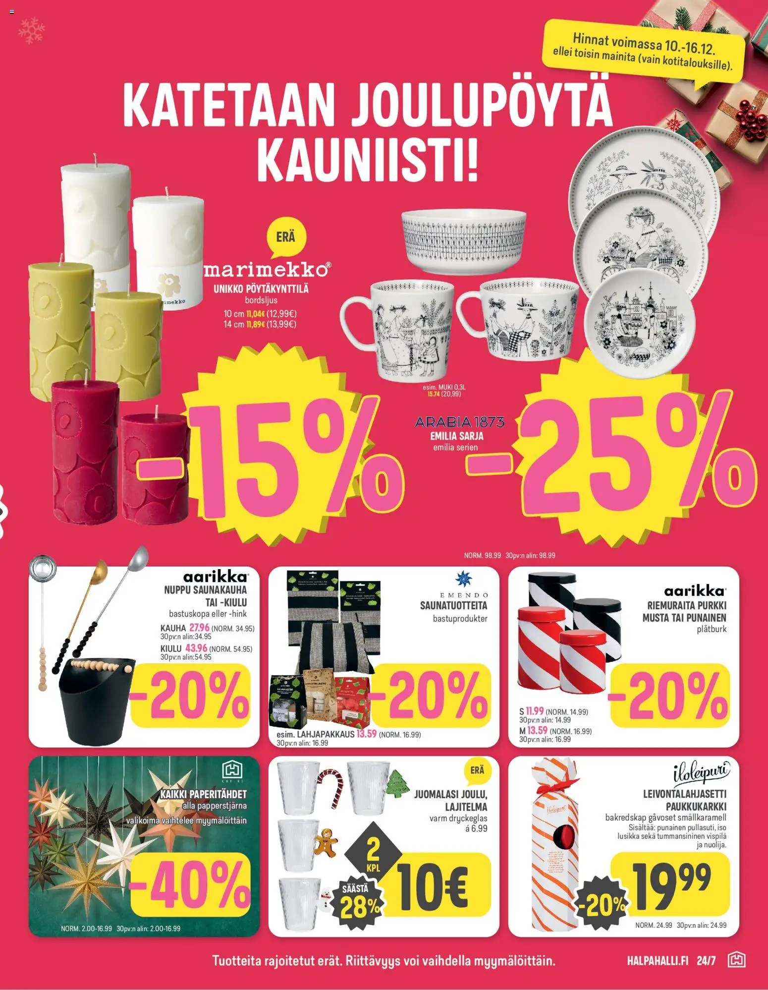 Halpa Halli tarjoukset – voimassa 10.12.2025 alkaen | Sivu: 13 | Tuotteet: Vispilä, Muki, Voi