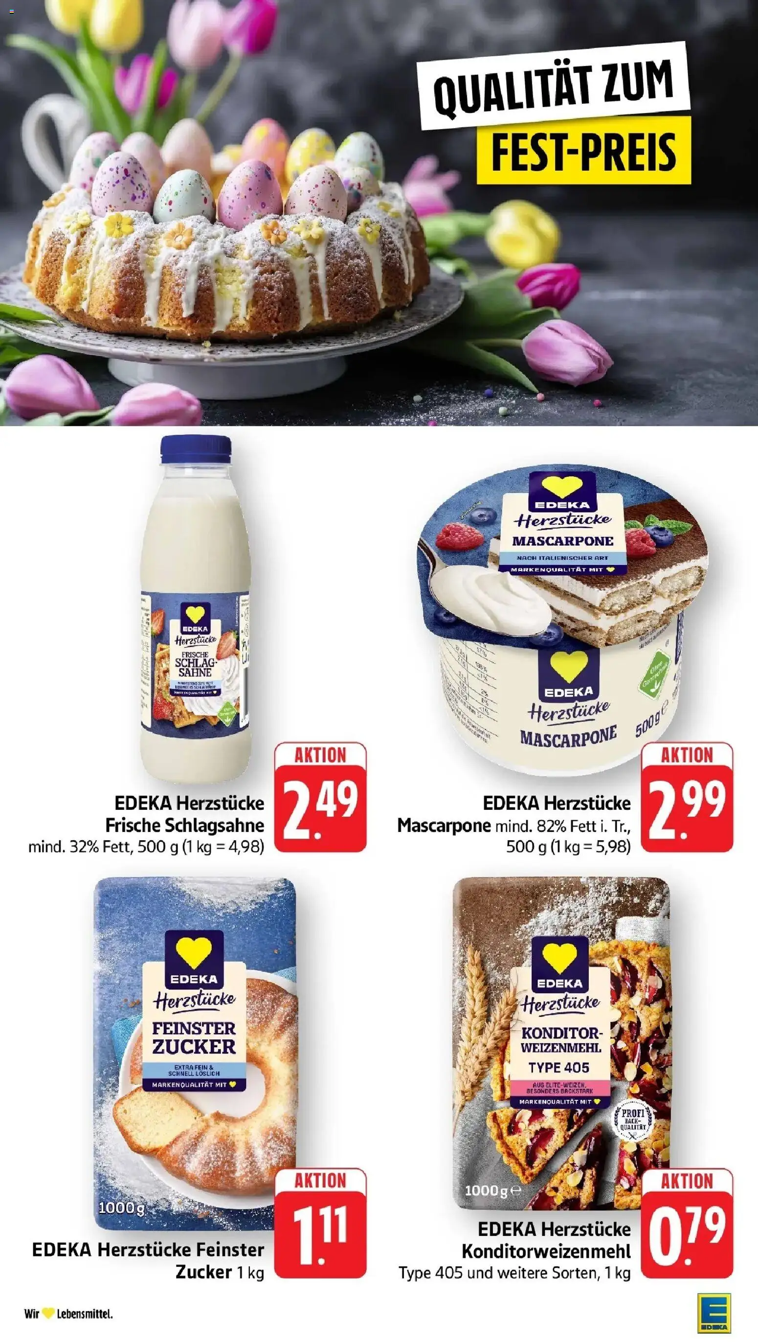 Angebote – gültig ab 16.03.2026 | Seite: 26 | Produkte: Schlagsahne, Mascarpone, Weizenmehl, Zucker