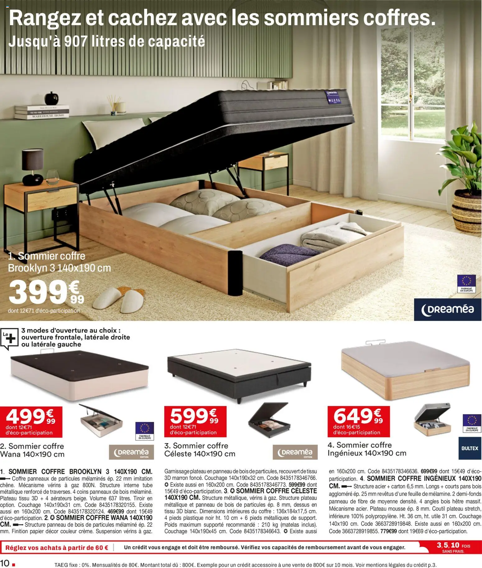 {H1} | Page: 10 | Produits: Poids, Mousse, Suspension, Sommier