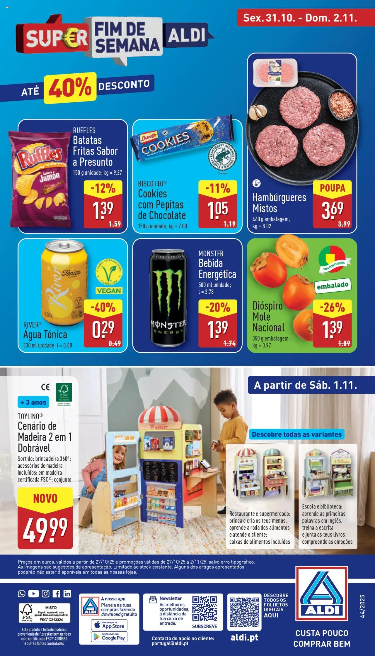 Aldi folheto │ válido de 27.10.2025 | Página: 38 | Produtos: Agua, Caixa, Chocolate, Bebida