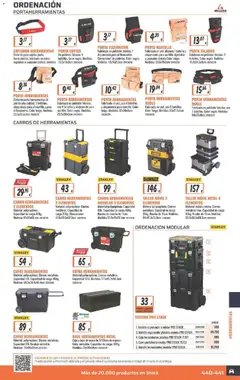 Vista previa Obramat folleto válido desde el 23.03.2026 | Página: 441 | Productos: Cinturón, Organizador, Bandeja, Caja