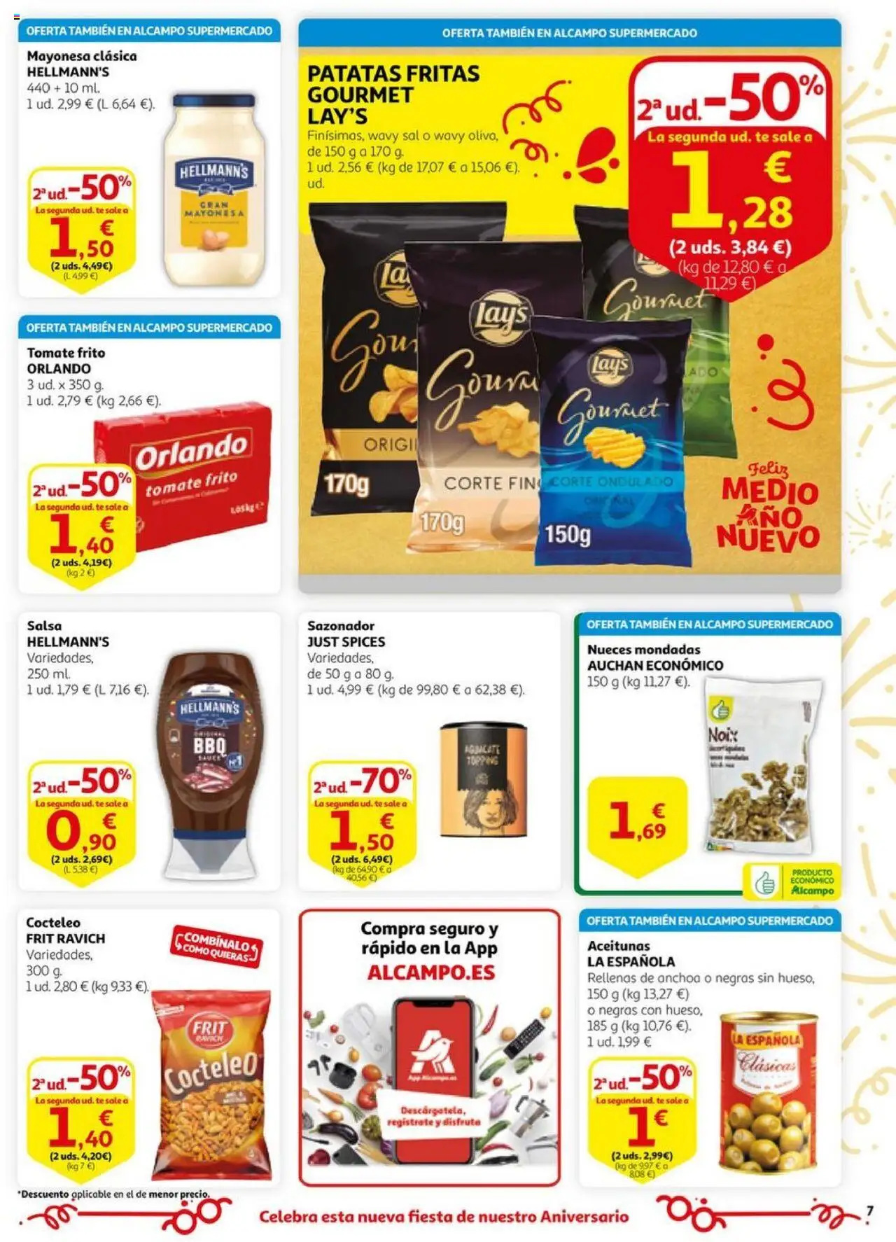 Alcampo - HG Unificado Nacional  │ válido desde el 03.06.2025 | Página: 7 | Productos: Té, Sazonador, Οθόνη προβολής, Anchoa