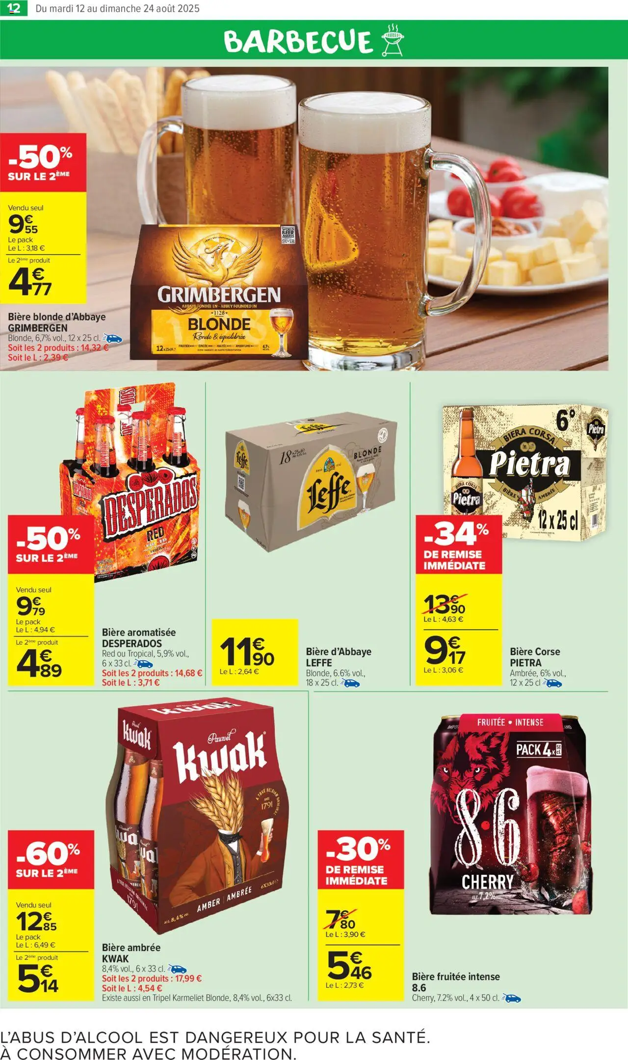  | Page: 14 | Produits: Barbecue, Bière blonde, Sel, Tequila