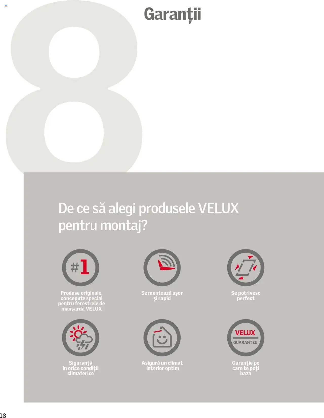 Velux catalog - Sfaturi și recomandări pentru un drum rapid și ușor către mansarda ta luminoasă – valabil de la 01.01.2025 | Pagină: 18