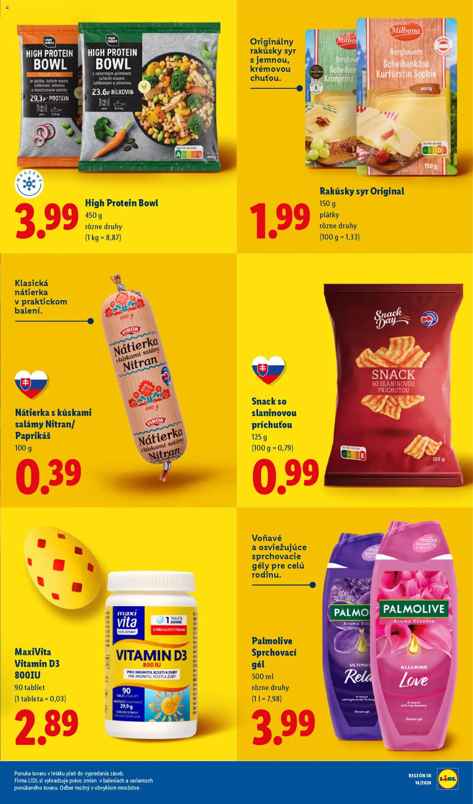 Nové Lidl akcie – leták je platný od 30.03.2026 | Strana: 51 | Produkty: Tablet, Syr, Protein