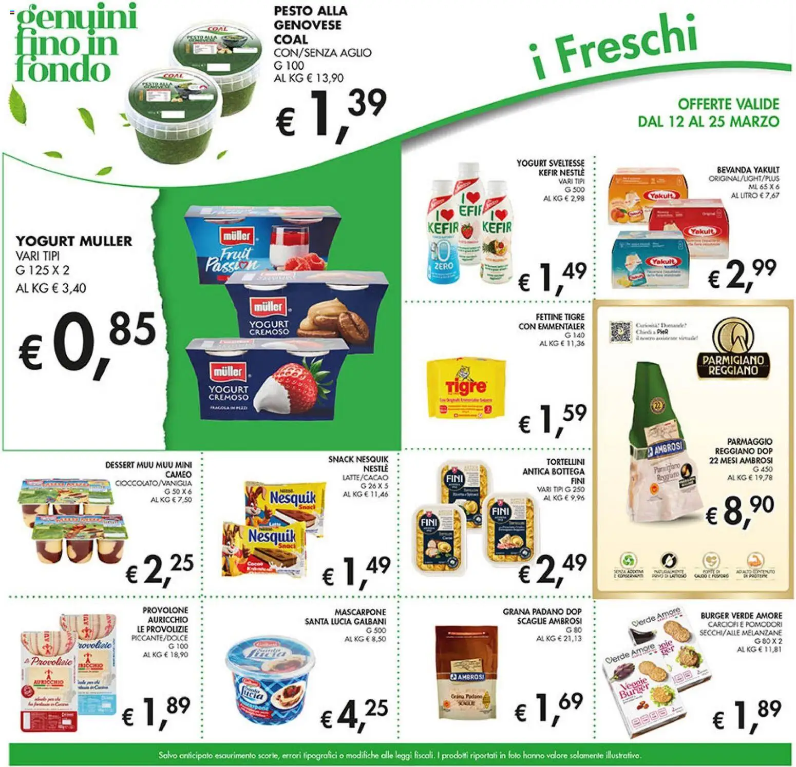 Volantino Coal del 12.03.2026 | Pagina: 9 | Prodotti: Provolone, Pomodori, Pesto, Parmigiano