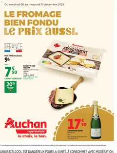 Auchan - Prévisualisation de Auchan - Du fromage au bon prix valide à partir de 26.12.2025