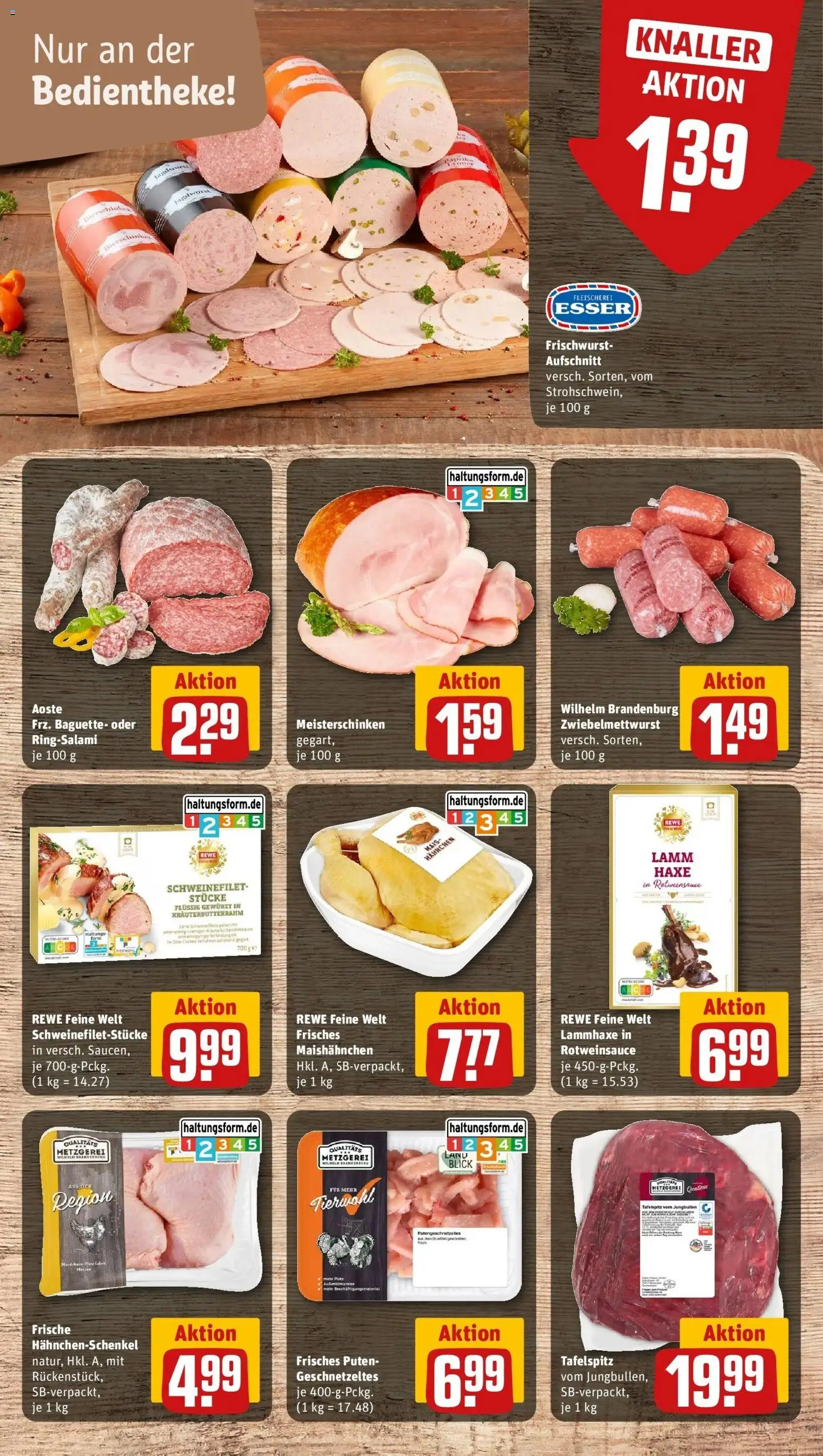 Rewe Prospekt Düsseldorf / Oberkassel	 – gültig ab 30.03.2026 | Seite: 12 | Produkte: Tafelspitz, Pute, Hahnchenschenkel, Baguette