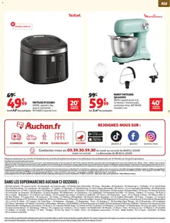 Auchan - Aïd supermarchés - Voorbeeld van een folder van Auchan, geldig van 03.03.2026 | Pagina: 7 | Producten: Robot, Friteuse, Bank, Nice