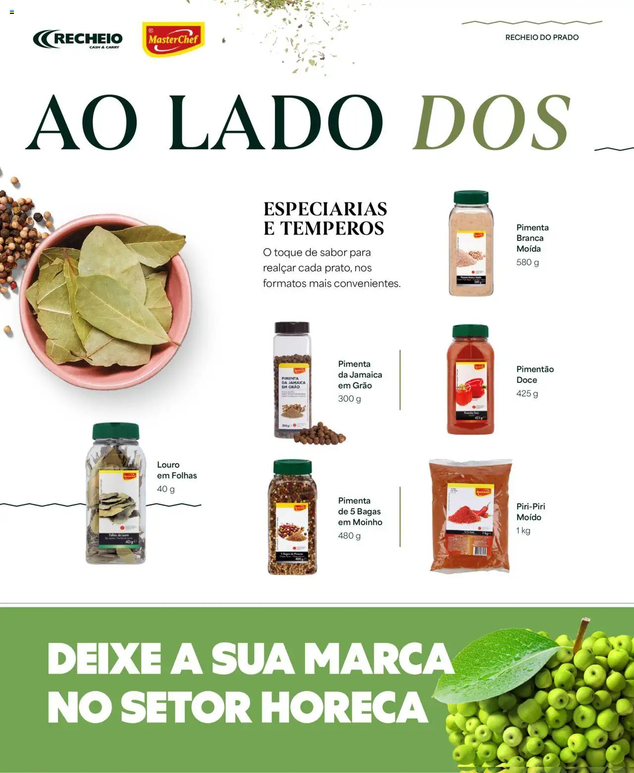 Recheio folheto │ válido de 24.04.2025 | Página: 30 | Produtos: Pimenta, Pimentão, Louro