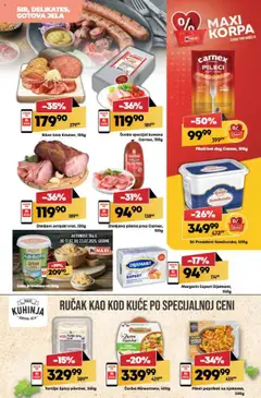 Maxi katalog - važi od 17.07.2025 | Strana: 20 | Proizvode: Pileća prsa, Kuhinja, Margarin, Šunka