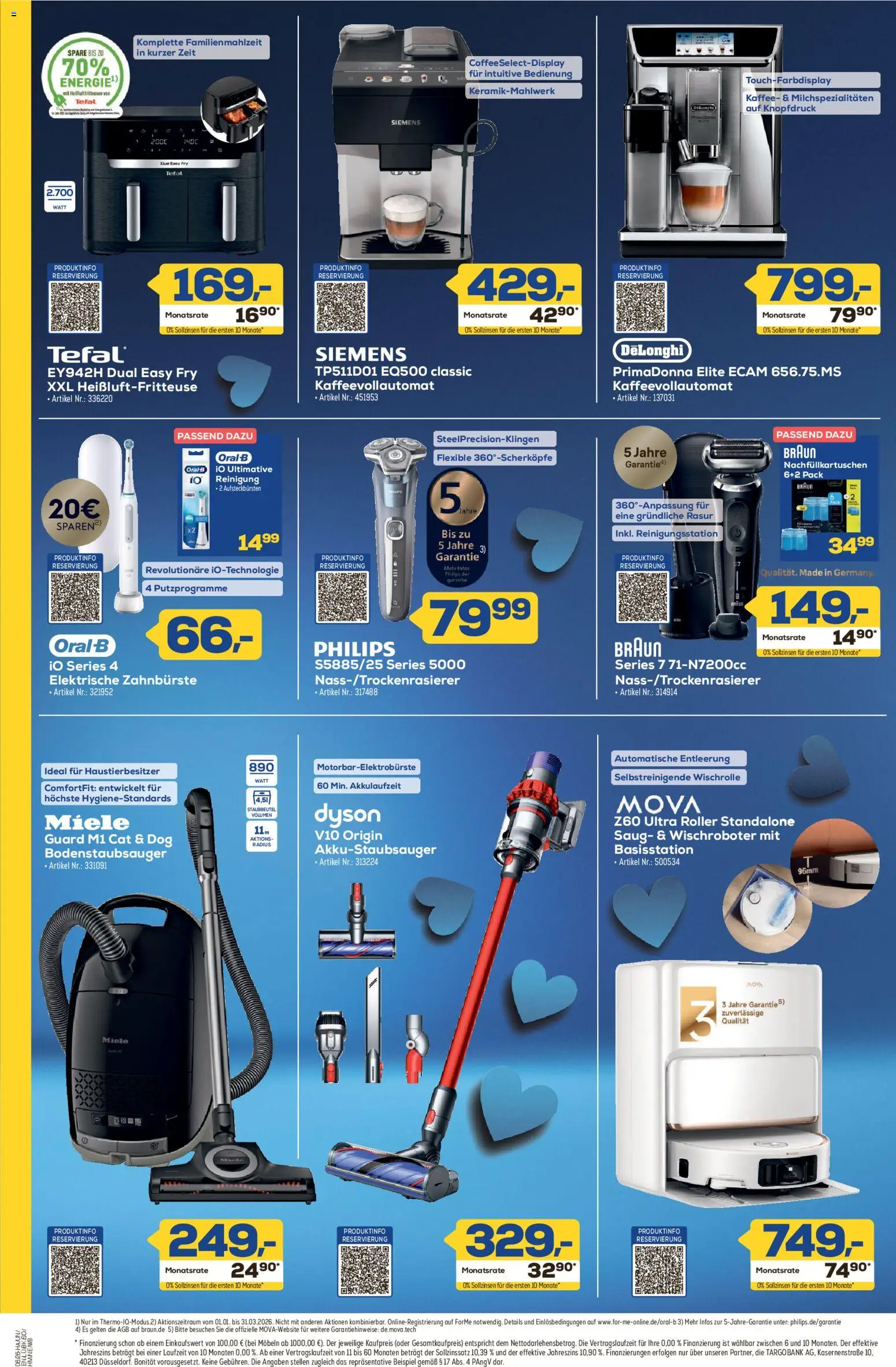 Euronics Aus unserer Werbung! – gültig ab 29.01.2026 | Seite: 4 | Produkte: Dyson, Siemens, Elektrische zahnbürste, Kaffeevollautomat