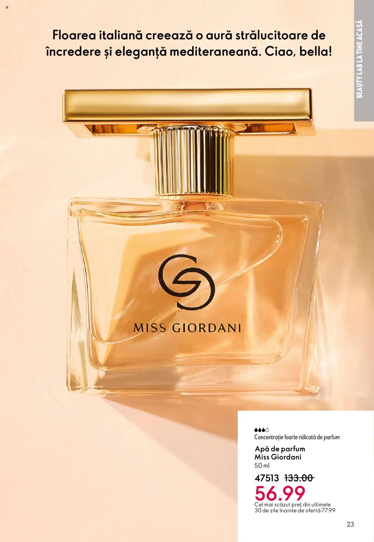 Oriflame catalog 13 2025 – valabil de la 10.09.2025 | Pagină: 23 | Produse: Apă de parfum, Parfum, Apă