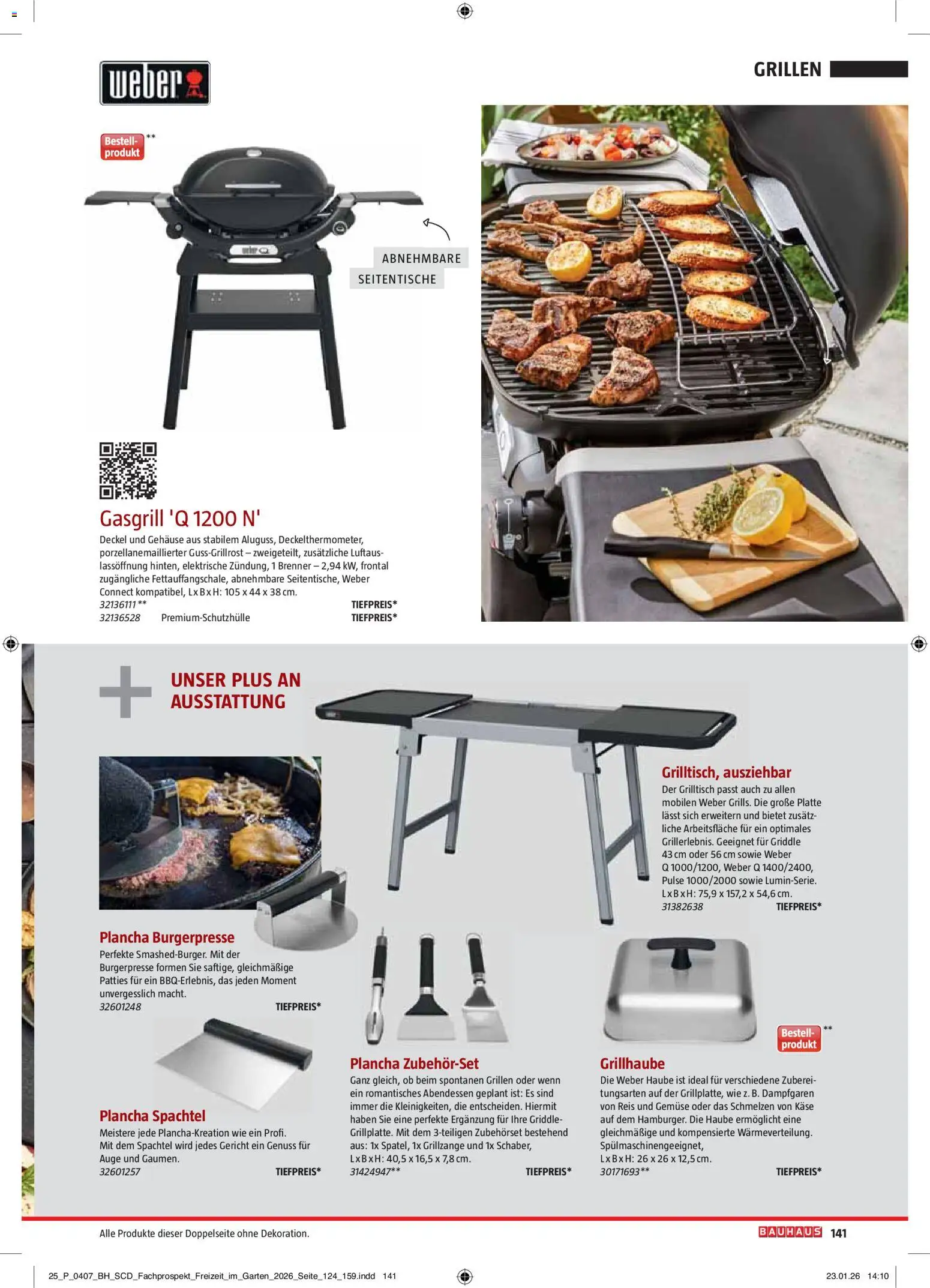 Bauhaus Freizeit im Garten – gültig ab 02.03.2026 | Seite: 141 | Produkte: Käse, Gemüse, Reis