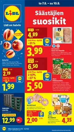 Katso Lidl tarjoukset - Tampere voimassa alkaen 07.08.2025