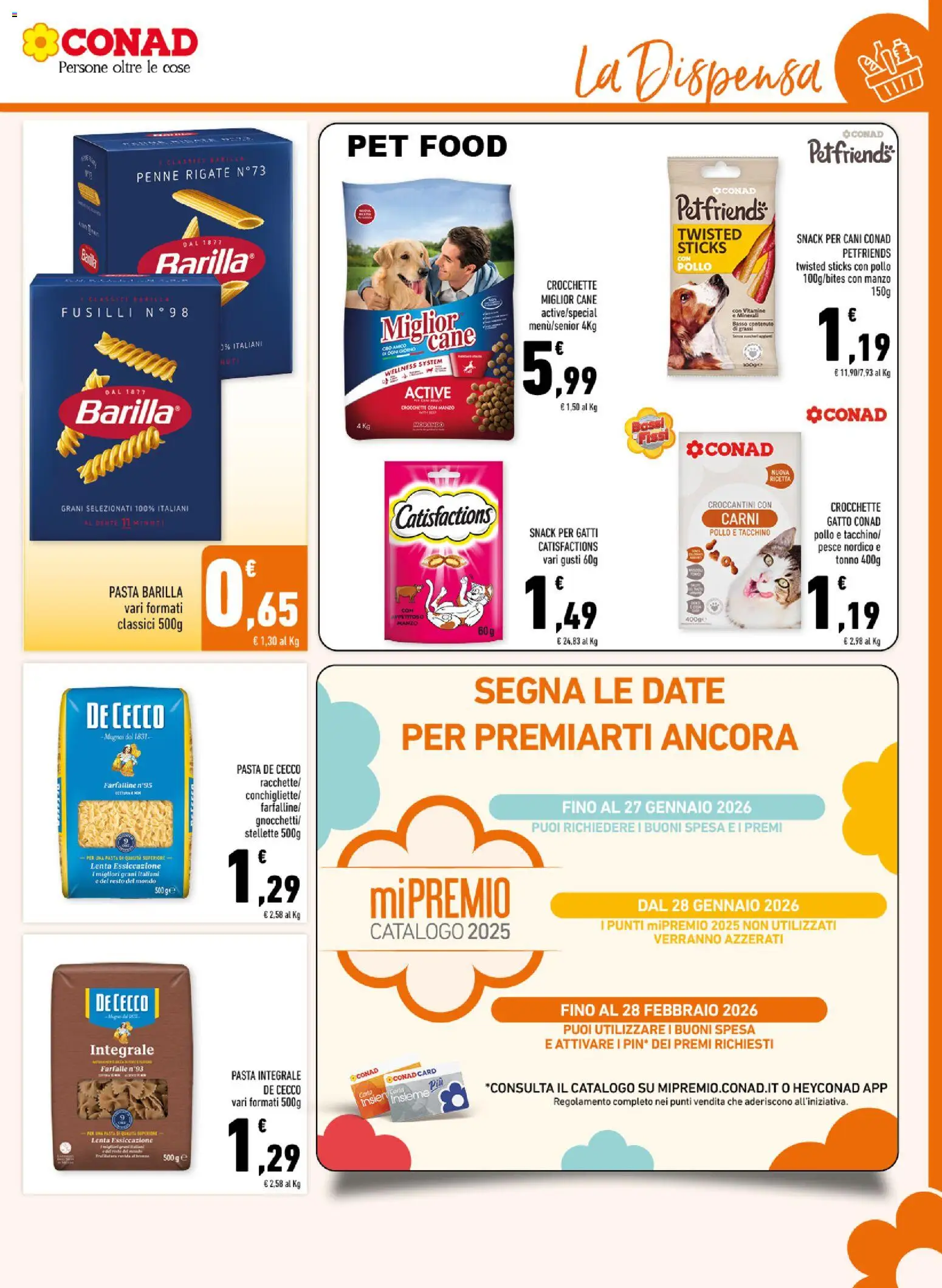 Volantino Conad del 14.01.2026 | Pagina: 13 | Prodotti: Manzo, Pasta, Tonno, Fusilli