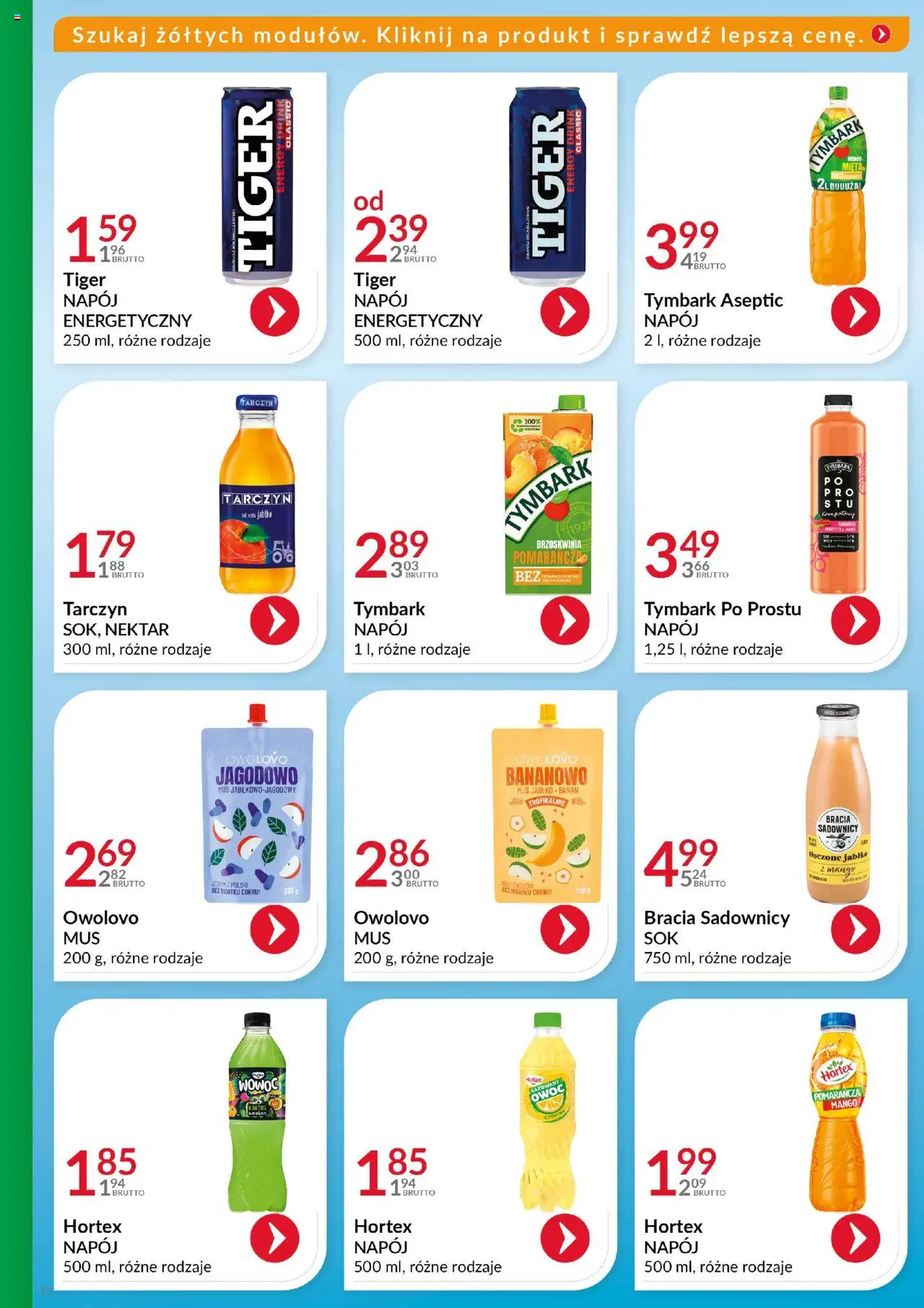Eurocash Gazetka - Katalog Artykułów Spożywczych od 27.07.2025 | Strona: 55 | Produkty: Cytryna, Brzoskwinia, Banan, Sól