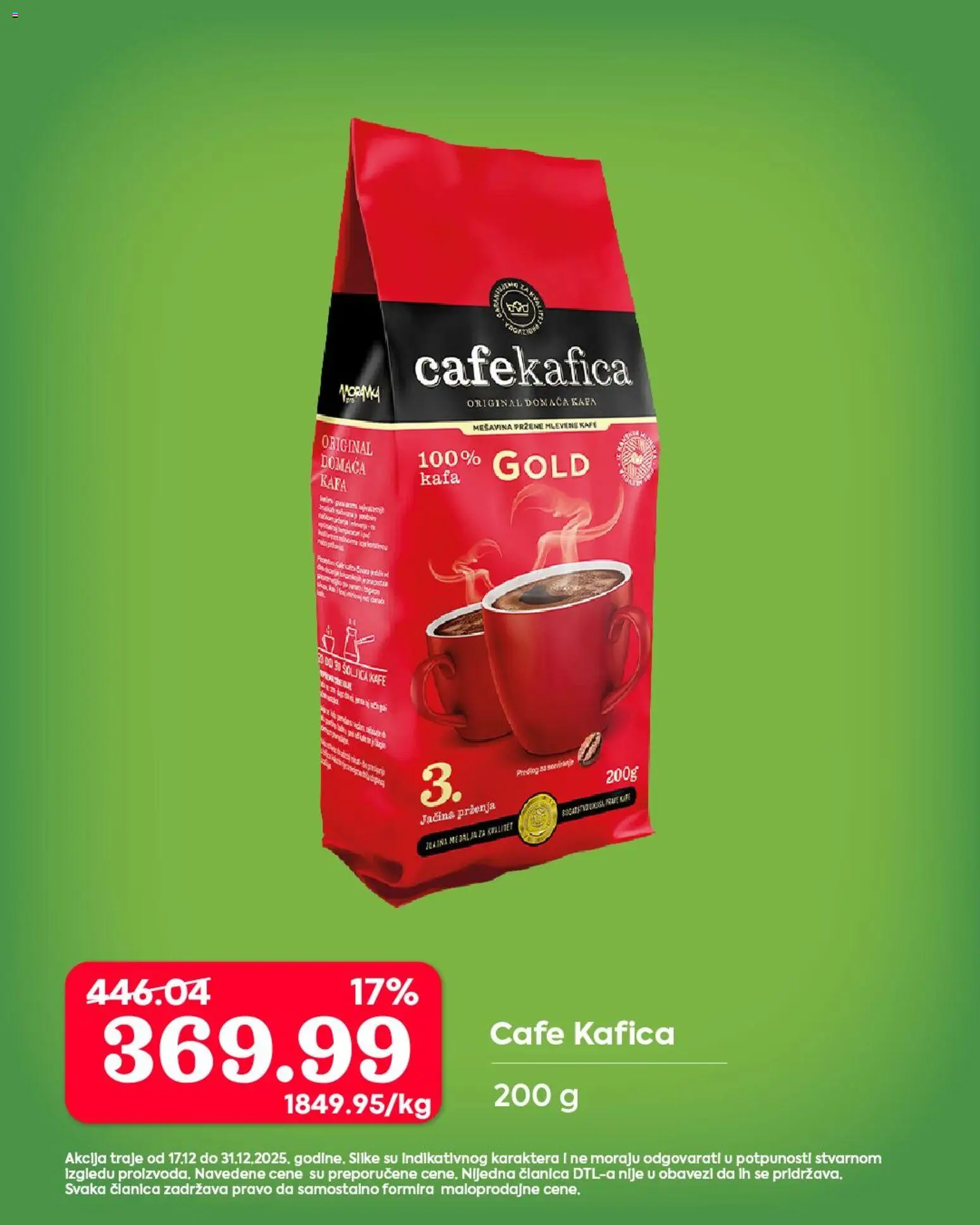 Senta Promet katalog - važi od 17.12.2025 | Strana: 13 | Proizvode: Kafa