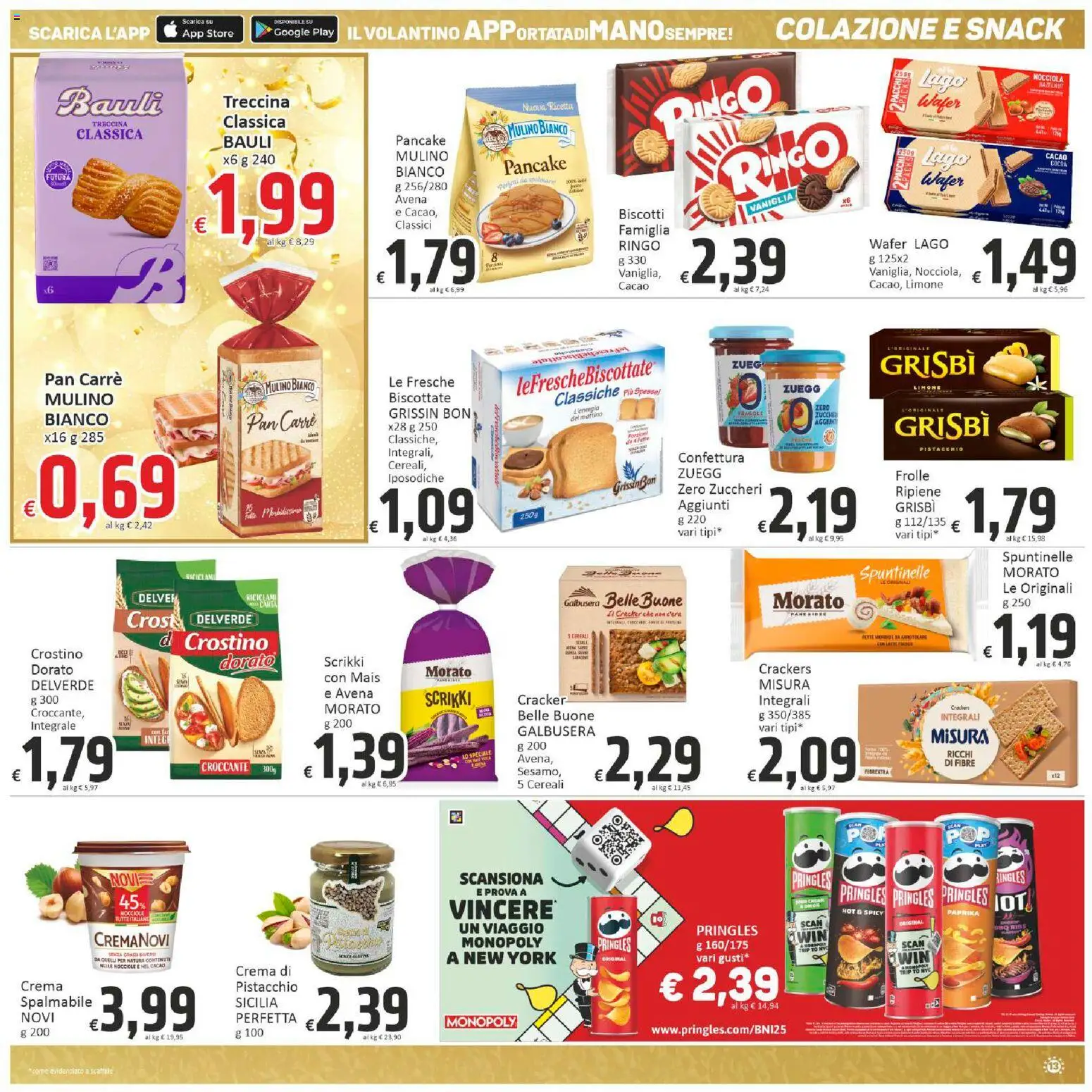 Volantino Paghi Poco del 27.11.2026 | Pagina: 13 | Prodotti: Crema, Cereali, Limone, Nocciole