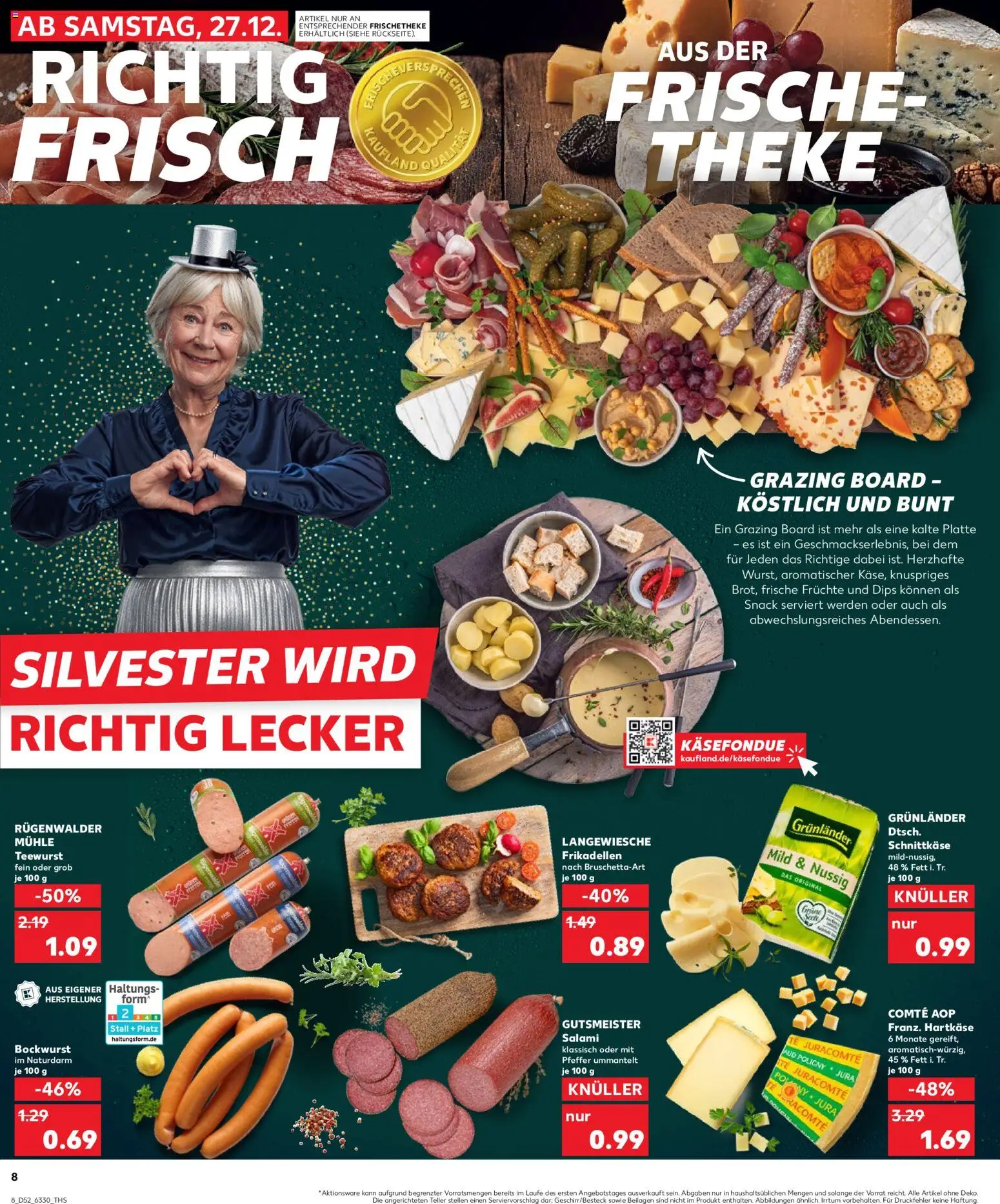 Kaufland prospekt Kiel	 – gültig ab 27.12.2025 | Seite: 8 | Produkte: Mühle, Theke, Pfeffer, Salami