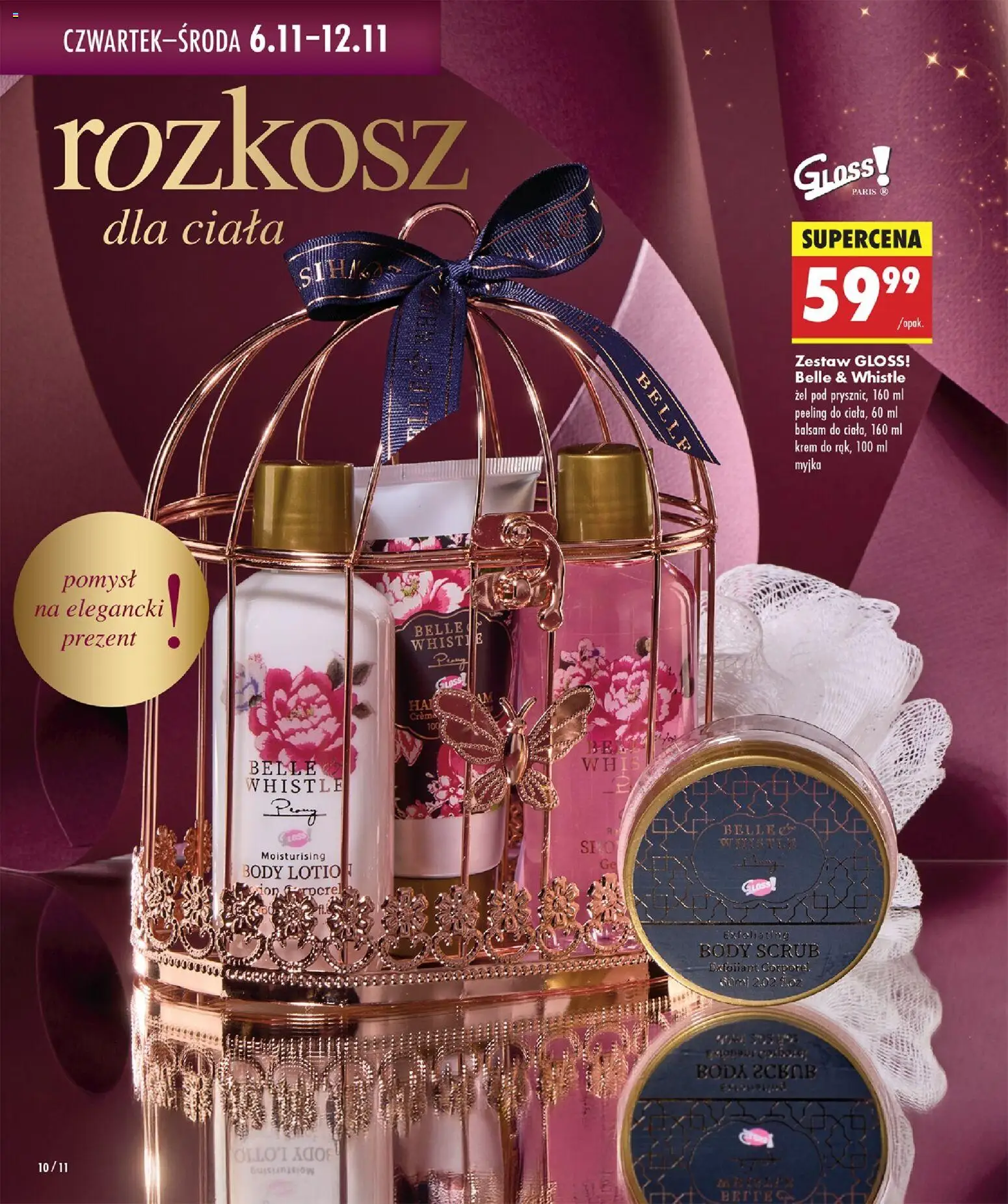 Biedronka gazetka - Twoje piękne strony od 06.11.2025 | Strona: 10 | Produkty: Body, Peeling, Krem, Lotion