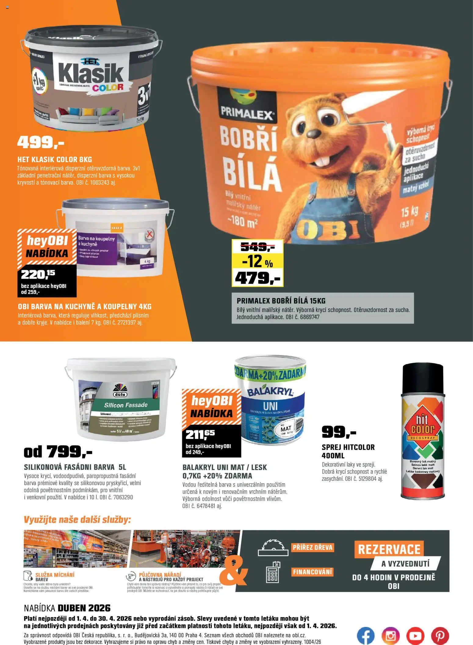 OBI leták od 01.04.2026 | Strana: 26