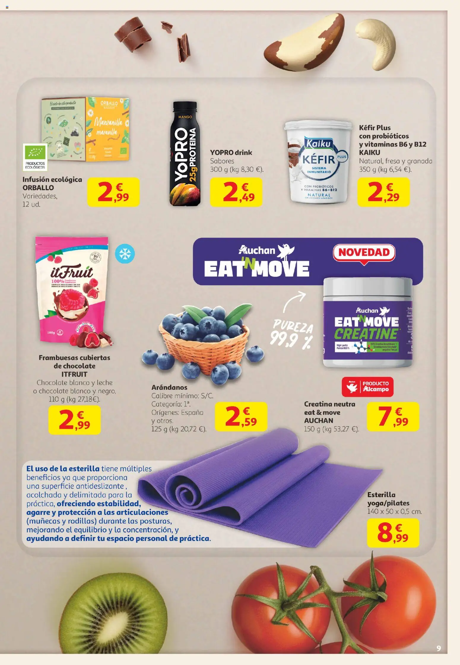 Alcampo -  Canarias │ válido desde el 29.01.2026 | Página: 9 | Productos: Leche, Chocolate, Ρούτερ