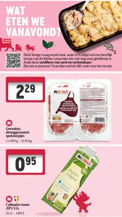 Delhaize folder week 51 - Voorbeeld van een folder van Delhaize, geldig van 18.12.2025 | Pagina: 45 | Producten: Varkensvlees, Prei, Room, La