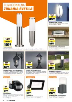 Novi OBI katalog ponudbe – veljaven od 01.09.2025 | Stran: 12 | Izdelki: Led reflektor, Svetilka, Stenska svetilka