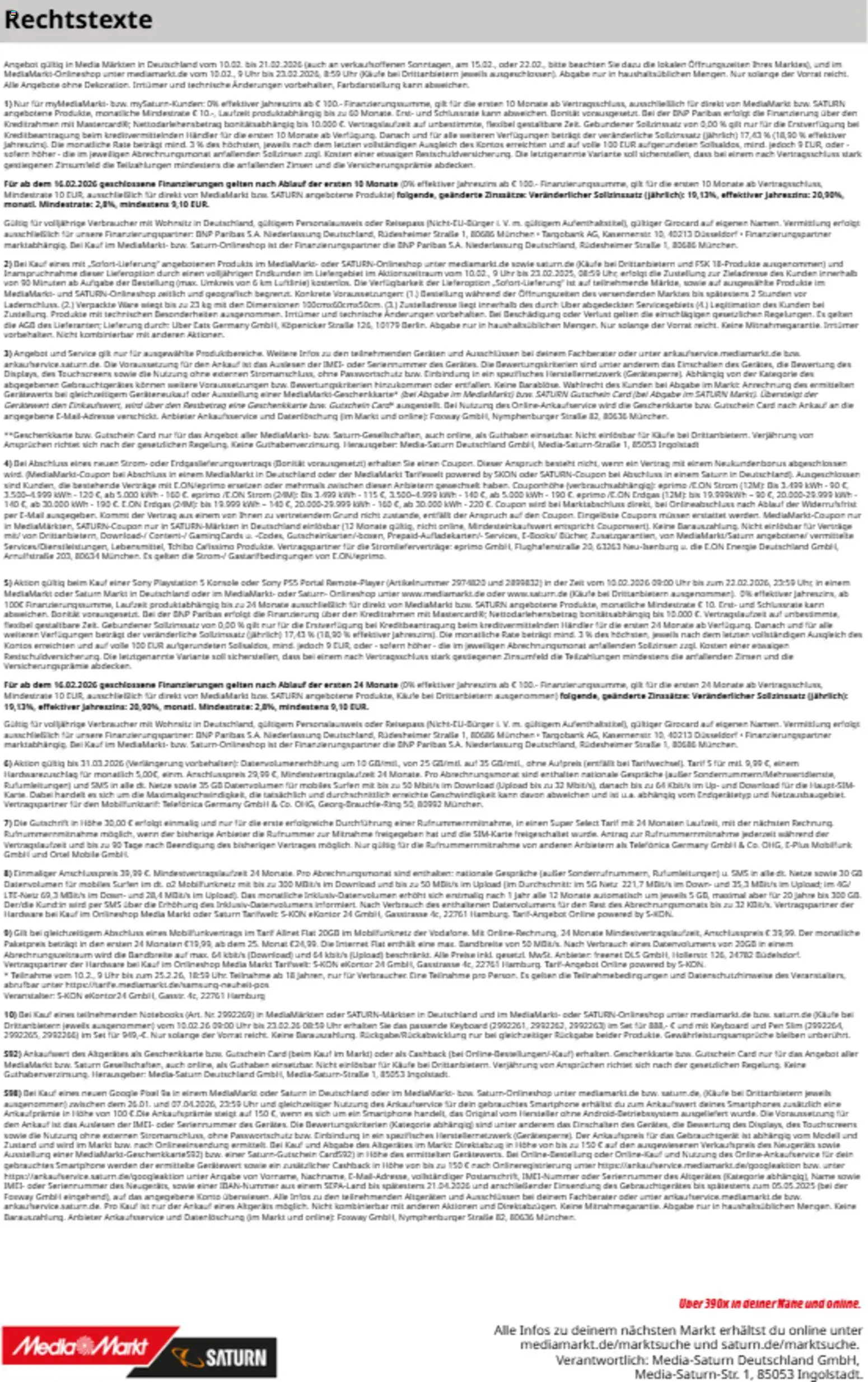 Media Markt Prospekt 	 – gültig ab 10.02.2026 | Seite: 19 | Produkte: Playstation, Sony, BH, Smartphone