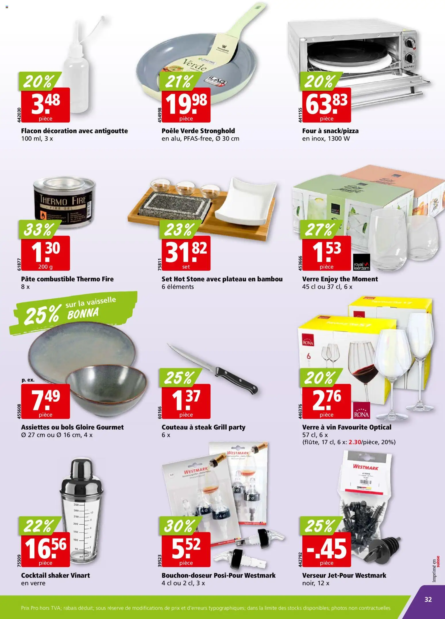 Aligro aktionen Chavannes, Matran, Genève, Sion – gültig ab 06.04.2026 | Seite: 32