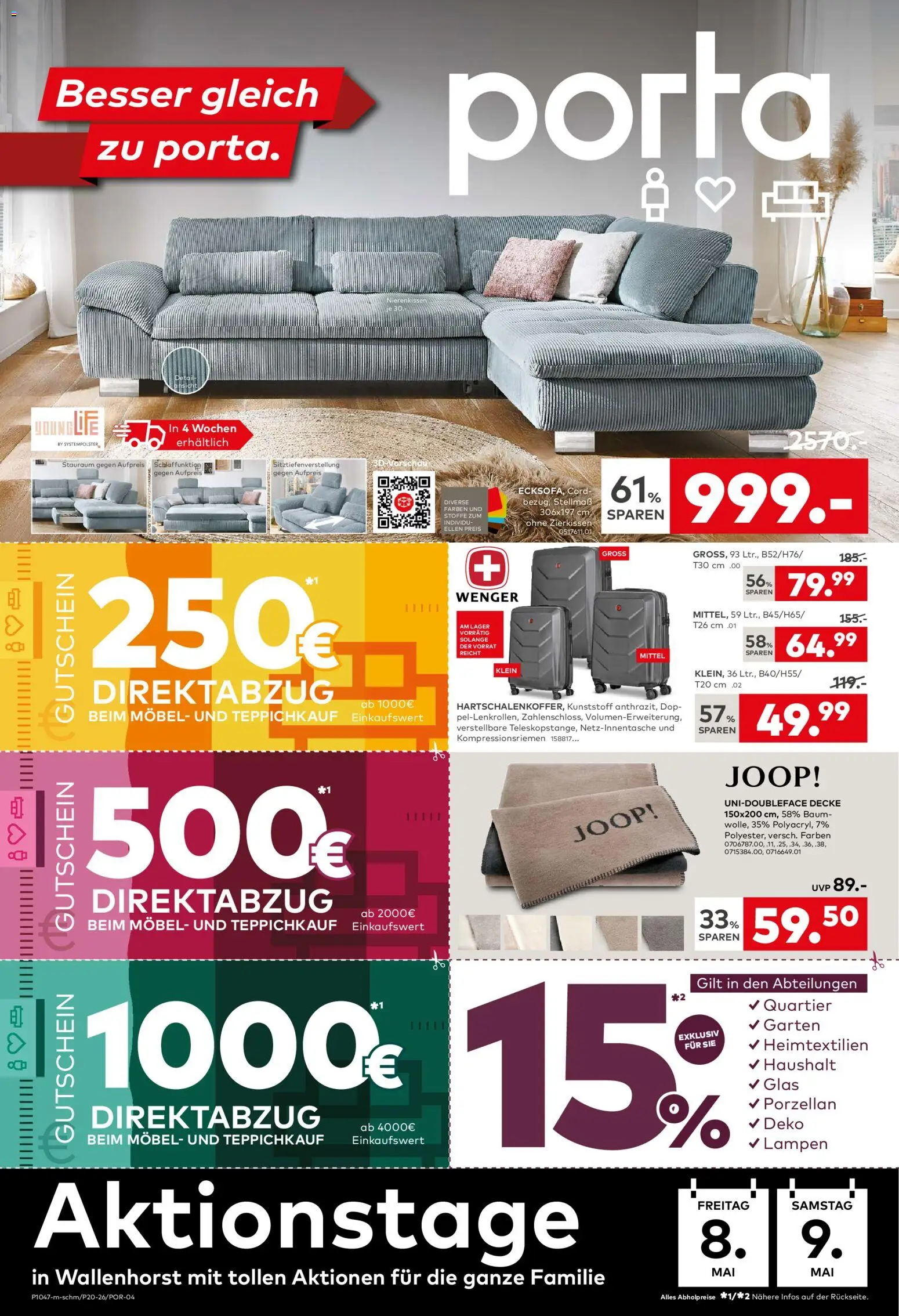 Porta! Prospekt Wallenhorst – gültig ab 04.05.2026 | Seite: 1 | Produkte: Decke