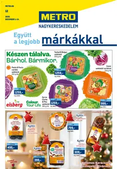 Metro Akciós újság - amely érvényes a következő dátumtól: 01.12.2025