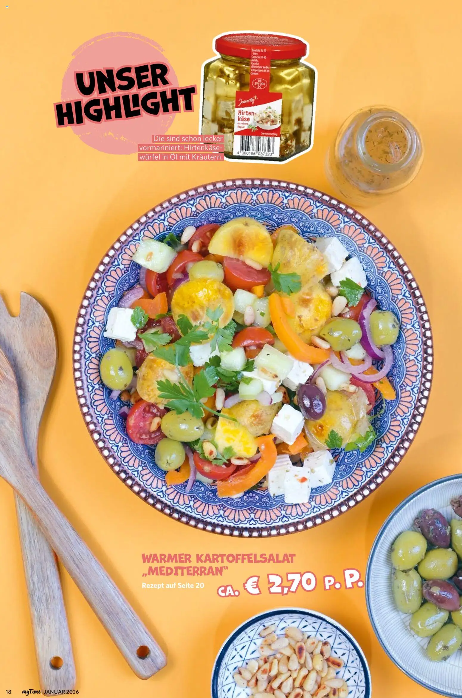 Famila Nordwest  myTime Januar 2026 – gültig ab 01.01.2026 | Seite: 18 | Produkte: Käse, Öl