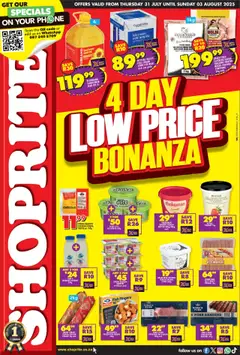 Preview of Shoprite specials valid from 31.07.2025