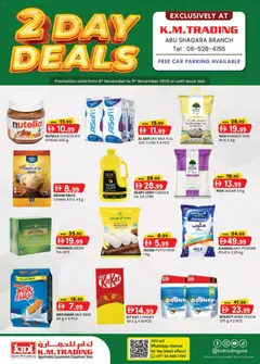 Preview of KM Trading - 2 day deals valid from 08.11.2025