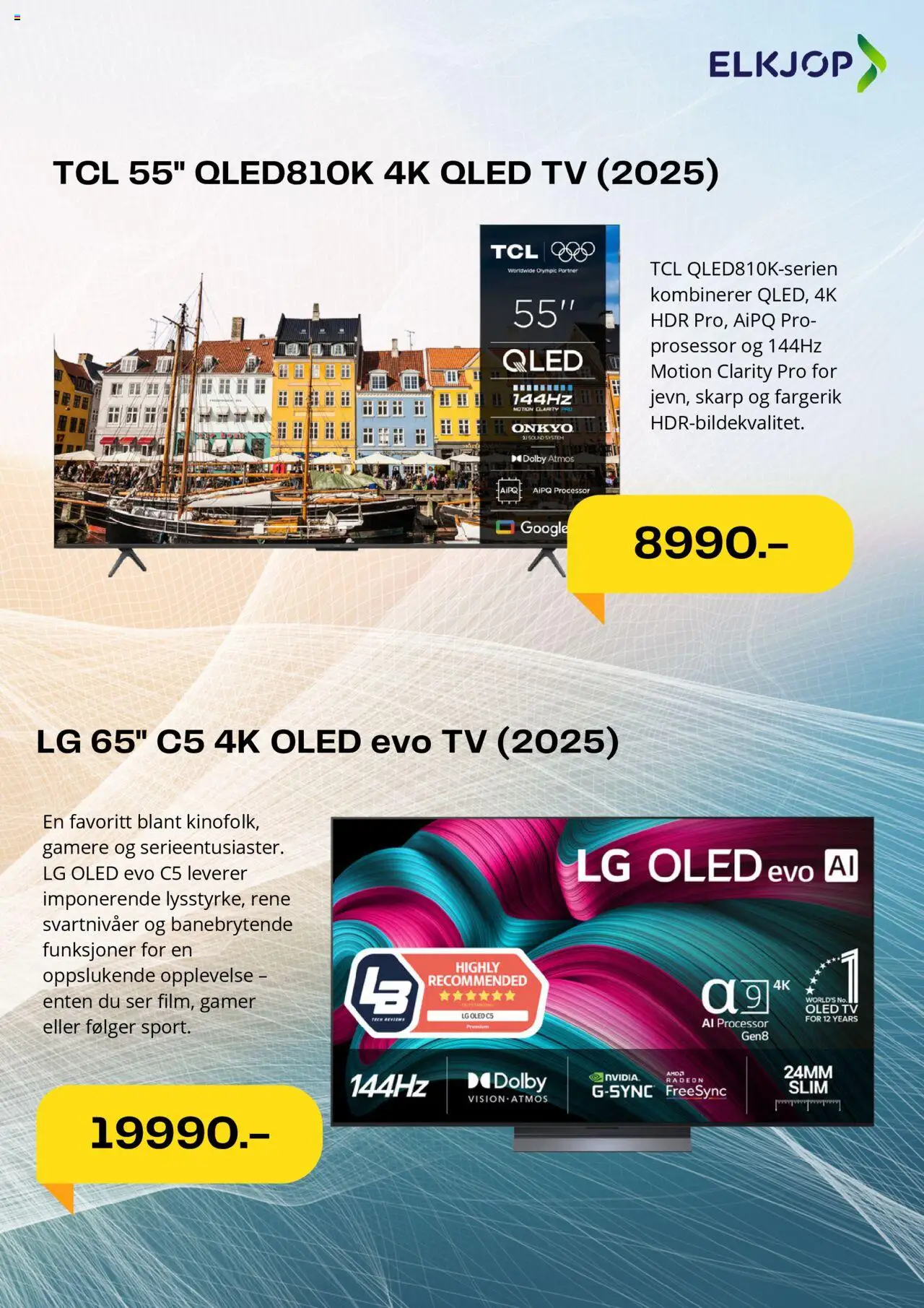 {H1} | Side: 4 | Produkter: Tv