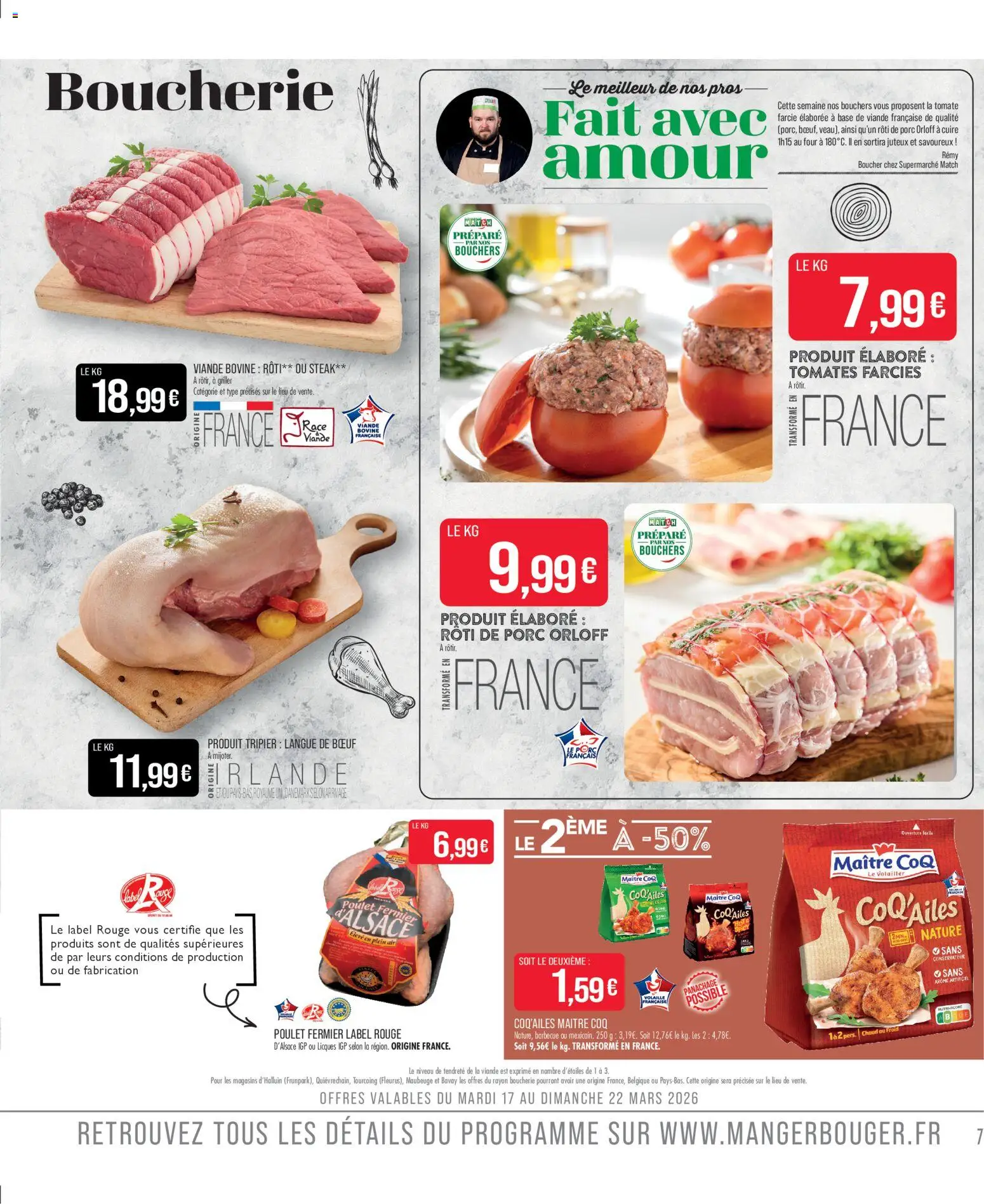 {H1} | Page: 9 | Produits: Base, Four, Viande, Viande bovine