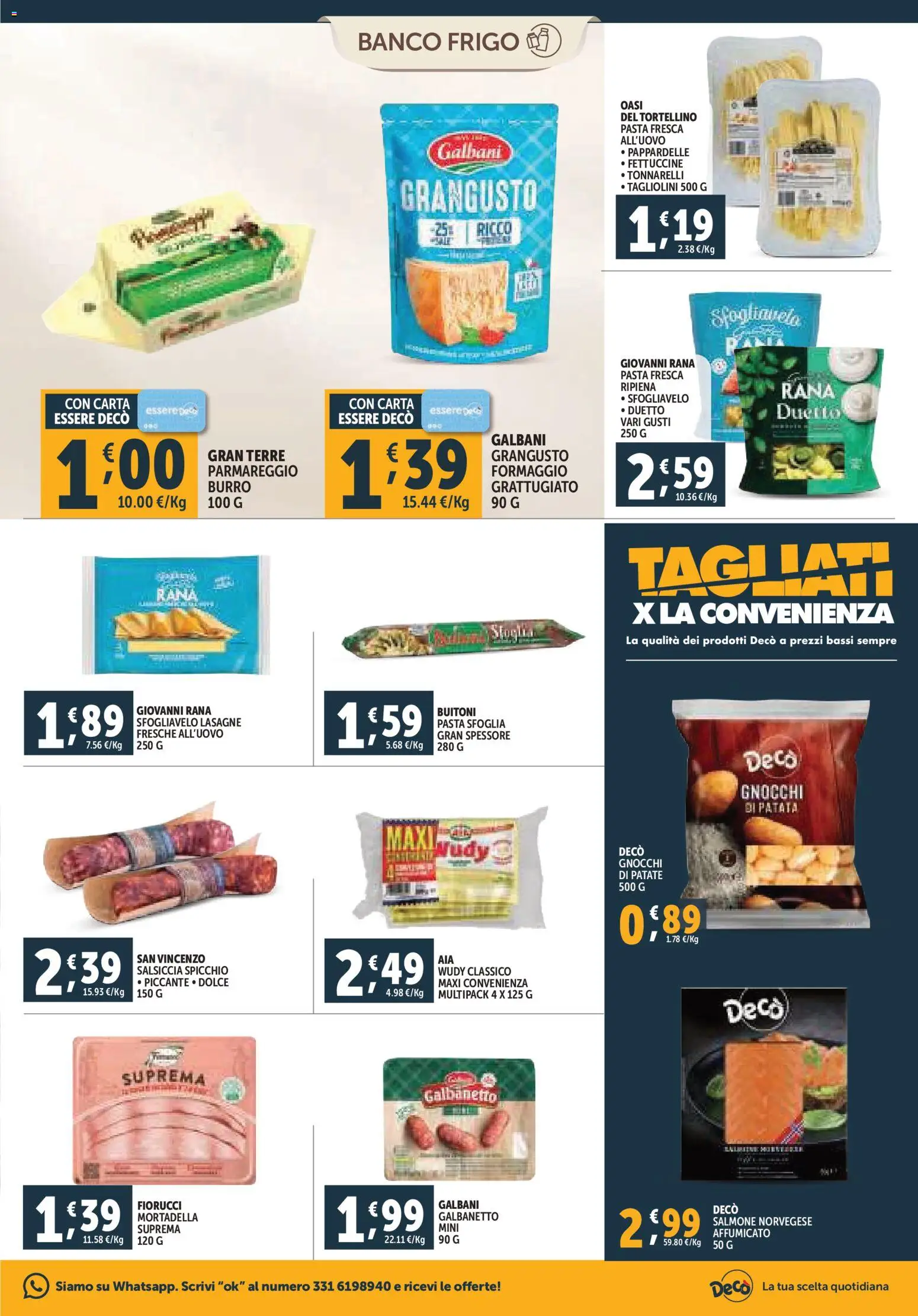 Volantino Decò del 20.11.2025 | Pagina: 7 | Prodotti: Salmone, Pasta sfoglia, Pasta, Fettuccine