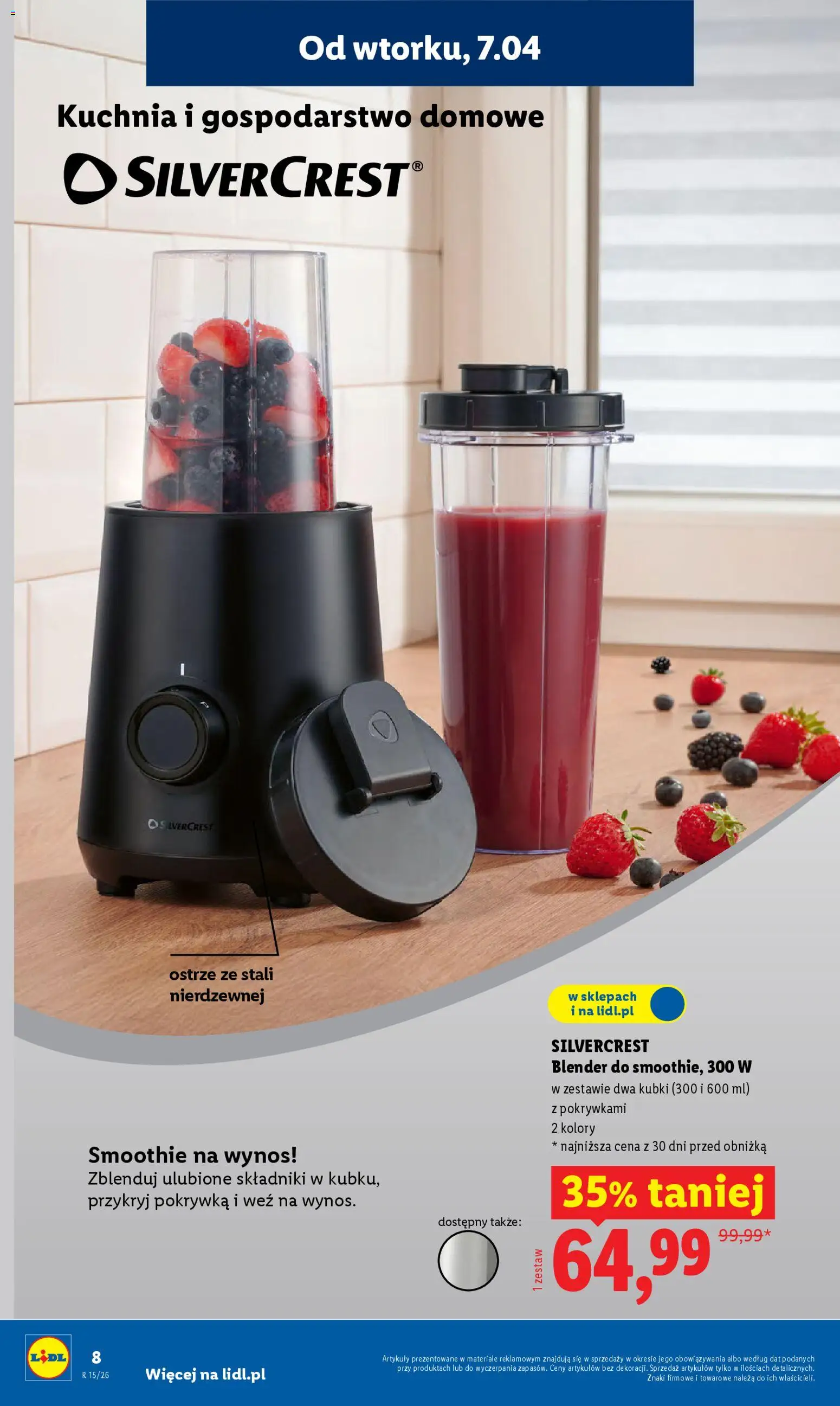 Lidl Polsko katalog od 07.04.2026 | Strana: 10 | Produkty: Smoothie