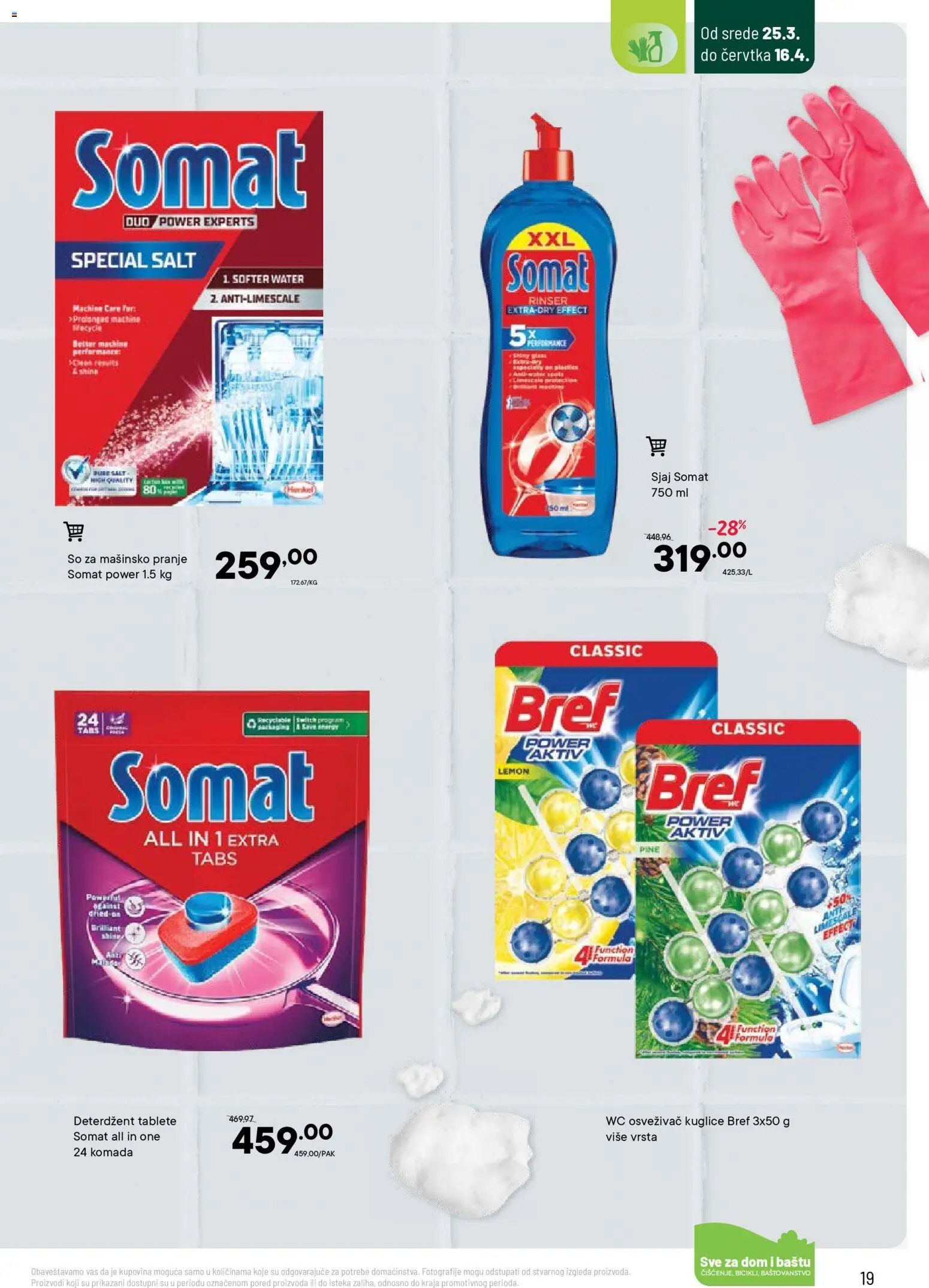 PerSu katalog - važi od 25.03.2026 | Strana: 19 | Proizvode: Deterdžent, Somat, So, Wc
