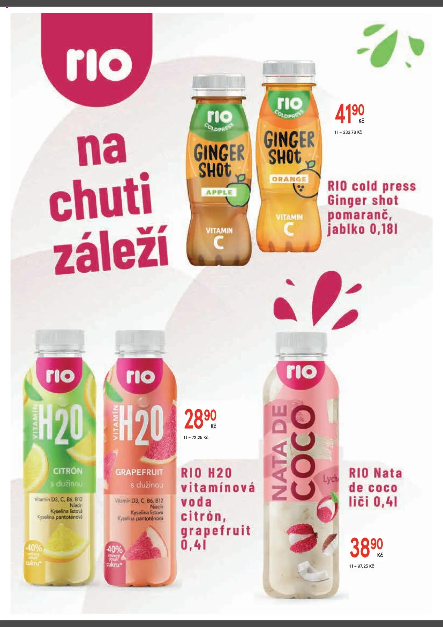 Žabka leták od 29.10.2025 | Strana: 6 | Produkty: Voda, Apple, Ginger shot, Citron