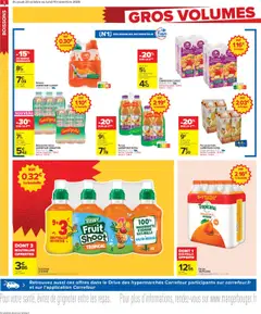 Carrefour - Prévisualisation de Carrefour catalogue gros volumes valide à partir de 23.10.2025 | Page: 4 | Produits: Orange, Eau de source, Jus, Thé